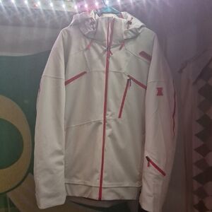 Spyder Red And White Leader Jacket